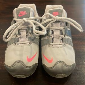 Pink, and Gray Nike Shox Toddler girls size 9C